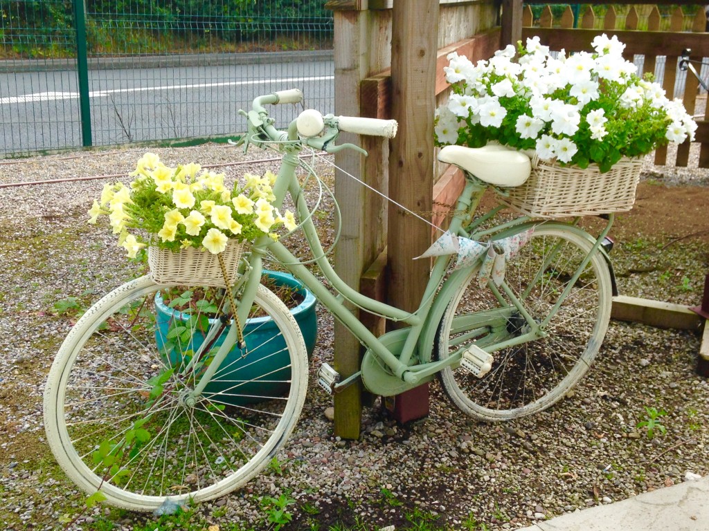 Bike with flowers