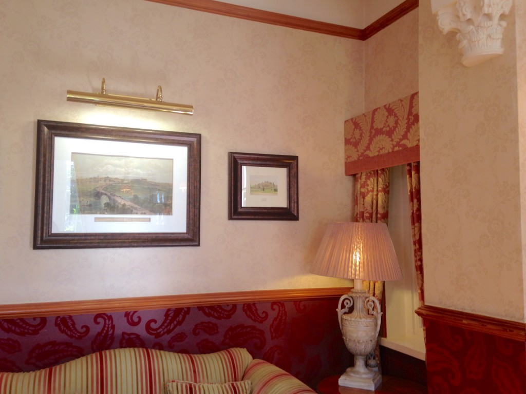 The lounge at Nunsmere Hall Hotel