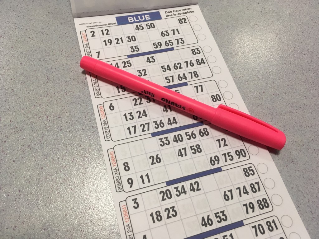 Bingo tickets