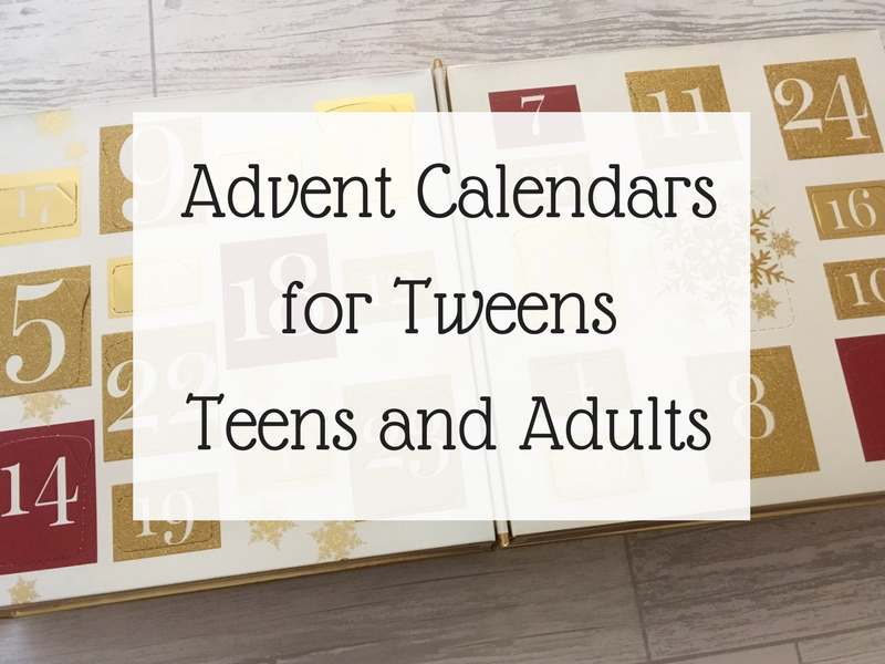 Advent Calendars for Tweens, Teens and Adults