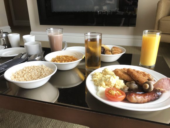 Room service breakfast