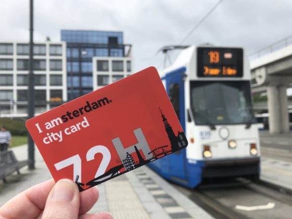 I Amsterdam Card and using the trams