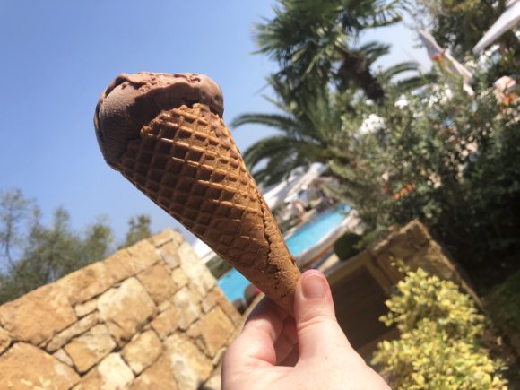 Complimentary ice creams at Sani