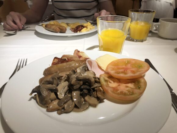 Breakfast at the Falesia Hotel Portugal